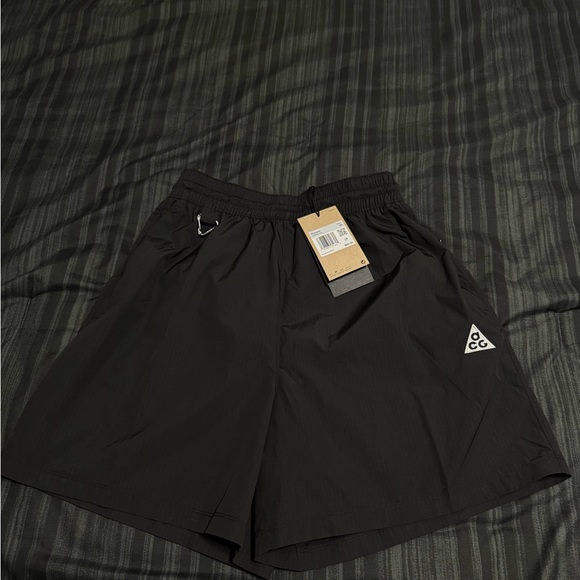 Nike ACG Pants - Nike ACG Repel Ripstop Shorts Womens SIZE XS Black Loose Fit Mid Rise